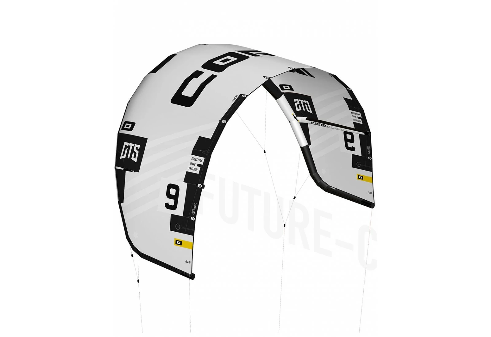 AILE DE KITESURF CORE GTS 6 10M NUE – Image 3